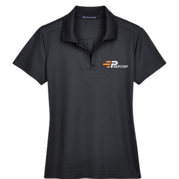 Embroidered Ladies Performance Plaited Polo Thumbnail