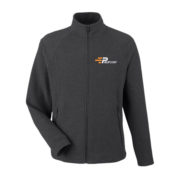 Embroidered Men's Spirit Textured Full-Zip Thumbnail