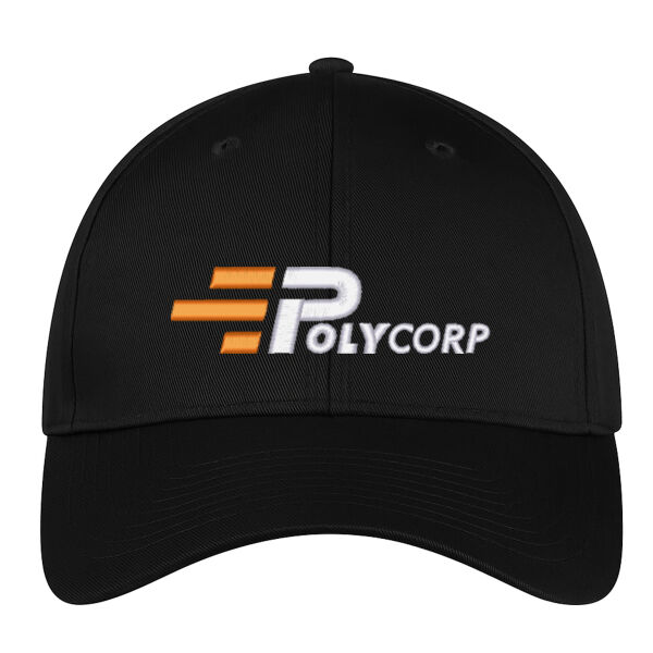 Embroidered Unisex Navy Cotton Baseball Cap Thumbnail