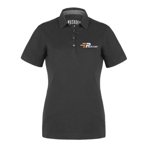 Embroidered Women's Cotton/Poly Jersey Polo Thumbnail