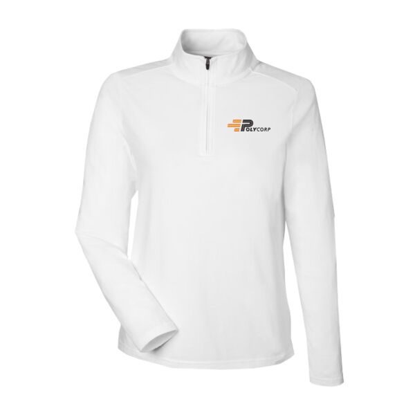 Embroidered Ladies Raleigh Stretch Quarter-Zip Thumbnail