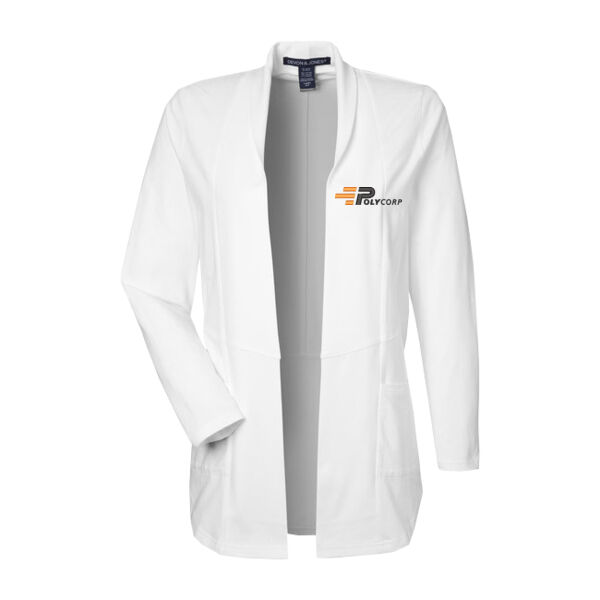 Embroidered Ladies Raleigh Stretch Cardigan Thumbnail