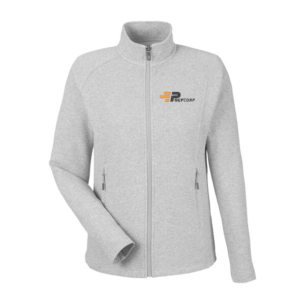 Embroidered Ladies' Spirit Textured Full-Zip Thumbnail