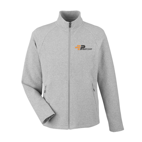 Embroidered Men's Spirit Textured Full-Zip Thumbnail