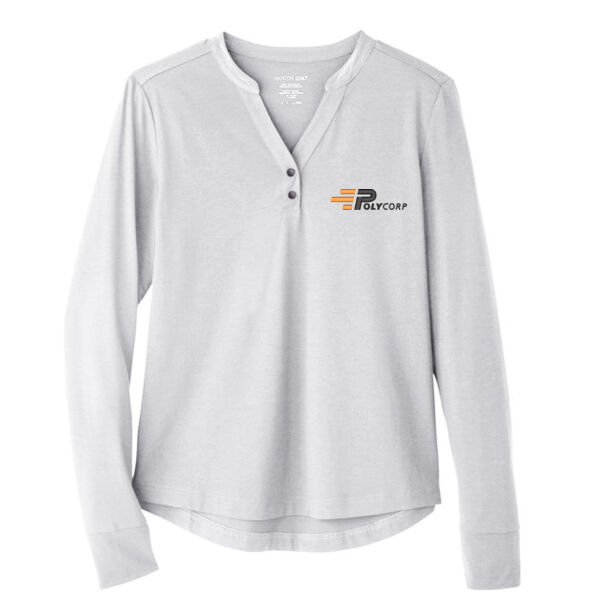 Embroidered Ladies Snap-Up Stretch Performance Pullover Thumbnail